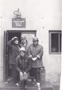 Geological practice during the first year of study at Taras Shevchenko State University of Kyiv. Ozokerite mine in the Lviv region, 1988.
