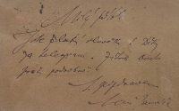 Leoš Janáček writes to Artuš Rektorys Sr.