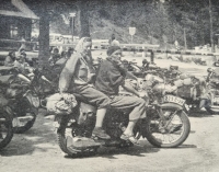 Milena Ledvinková s manželem na cestě do Vysokých Tater, rok 1955