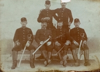 Josef Tesarik (sitting on the right), undated