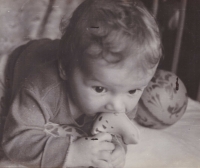 Ilja Kuneš as an infant