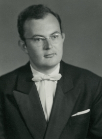 Artuš Rektorys in 1959, graduation from the conservatory