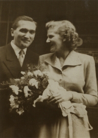 Wedding with Vlasta Pánková 1953