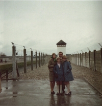 In Dachau concentration camp with his family - after emigration 1969