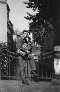 František Konvalinka in Prague, 1956