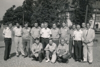 Tomáš Finger (far right) on his internship in the German Bundeswehr in 1991