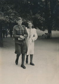 Albín and Mária Kyselica during the Second World War