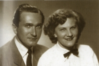 With his wife Vlasta