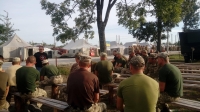 A lecture talk for the soldiers of the 30th Brigade of the Armed Forces of Ukraine in Zvyagel, August 2018
