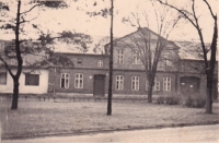 The family farmhouse built by grandparents Anna and František Ludík in Přerov and demolished in 1965