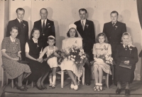 Wedding of Viktor Weilguny's parents, 1946