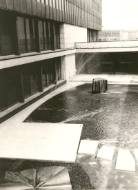 Chemapol Atrium with sculptures of Věra Janoušková