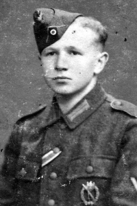 Karel Jiřík's father Herman in Wehrmacht uniform / first half of the 1940s