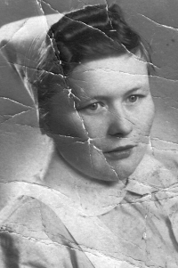 Karel Jiřík's mother Marie / nurse at the hospital in Opava / 1950s