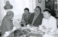 Jan Skalla with parents Pavel and Jena - 1984

