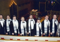 Chicago - synagogue, witness in the middle, 1993