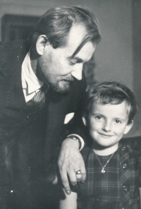 With uncle Dimitrij Rafalský, 1967