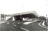 Strážný-Philippsreut border crossing just after opening, autumn 1971