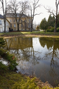 Fotografie areálu bývalé Střední zemědělské školy v Nových Hradech v roce 2024 (Foto: P. Kořínek, 2024)