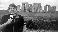 Petr Voldán as Czech Radio reporter from London / Stonehenge / late 1990s