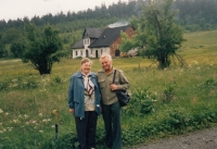 Franz Braun at his family home, ca. 1996