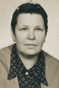 Mother of the witness Maria Kovalyuk, when she was about 50 years old