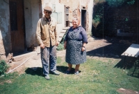 Birthplace of the witness and her father Josef Šírka, her father's brother František and aunt Marie