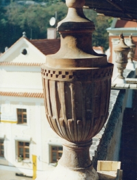 Replica of a vase at the town hall in Český Krumlov, Jana Pešková, 1980s