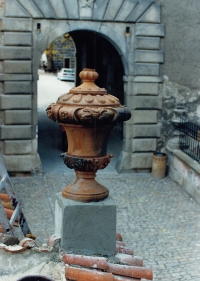 Replica of a vase at the castle in Český Krumlov, Jana Pešková, 1980s