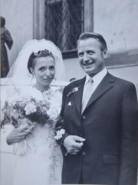 Bohdan Sekowski's wedding day in 1983