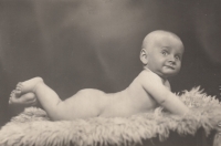 Jiří Hýř as a small child