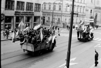 V ulicích Prahy po srpnové okupaci, rok 1968, fotil manžel Miloš Živný