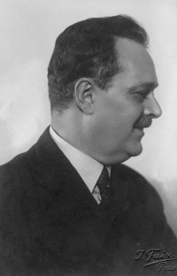 Julius Munk, father of Petr Munk, in the 1930s