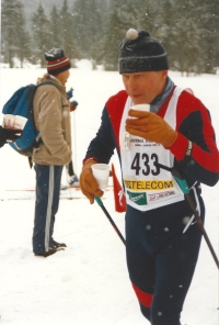 Karel Kožíšek na Jizerské padesátce, 1996