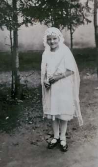 Marie Mikolášková, First Holy Communion, 1938