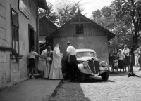 Wedding in the Czudeks', Bystřice, circa 1944