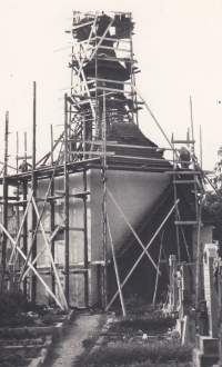 Reconstruction of the Chapel of St. John the Baptist, Old Town, 1973