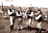 Konrády's bagpipe music over Domažlice