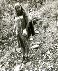 Wife Libuše Svobodová in 1982