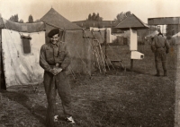 Josef Weinfurt, parachute training in Chrudim, 1972