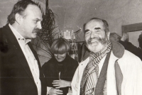 With Pavel Tigrid, 1995