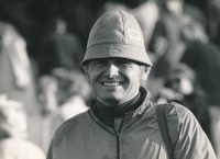 Bohumil Janoušek in 1971 as coach of the British rowing team