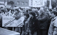 Generální stávka v Rakovníku 27. října 1989