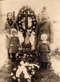 Grave of grandfather Karel Sitar in Volhynia