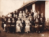 Wedding photo of grandmother and grandfather Rapac from 1931