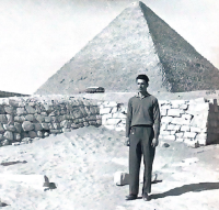 Na zájezdu Zbrojovky do Egypta, 1958 