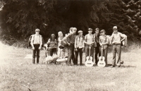 Jaroslav Ladýř, školní vandr, první ročník na učilišti,  1968