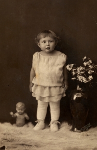 Witness at the age of 18 months, Pilsen, 1924