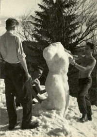  Josef Myslivec na Malé Fatře, 1957