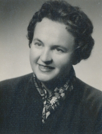 Matka pamětnice Marie Chloupková, 1951